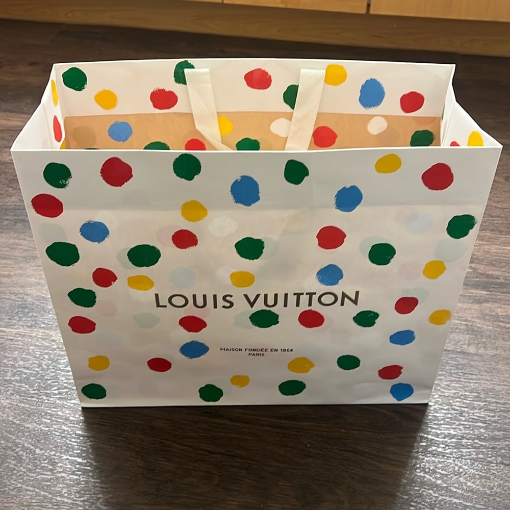 Louis Vuitton x Yayoi Kusama Large Shopping Bag / Gift Bag / Paper Bag